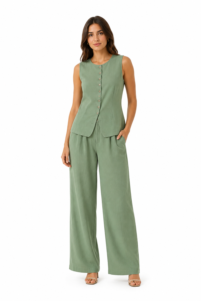 Sage | Sophisticated Linen Set