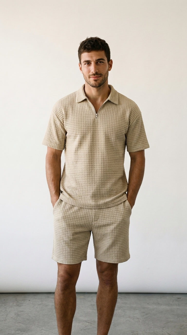Knit Polo | Ensemble Polo & Short