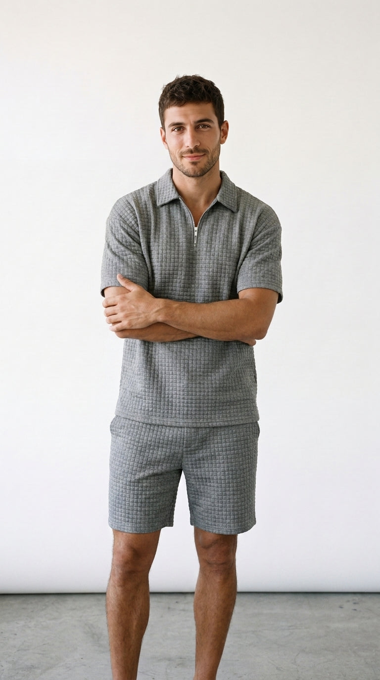 Knit Polo | Ensemble Polo & Short
