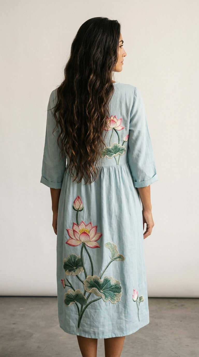 Zara | Floral Print Casual Dress
