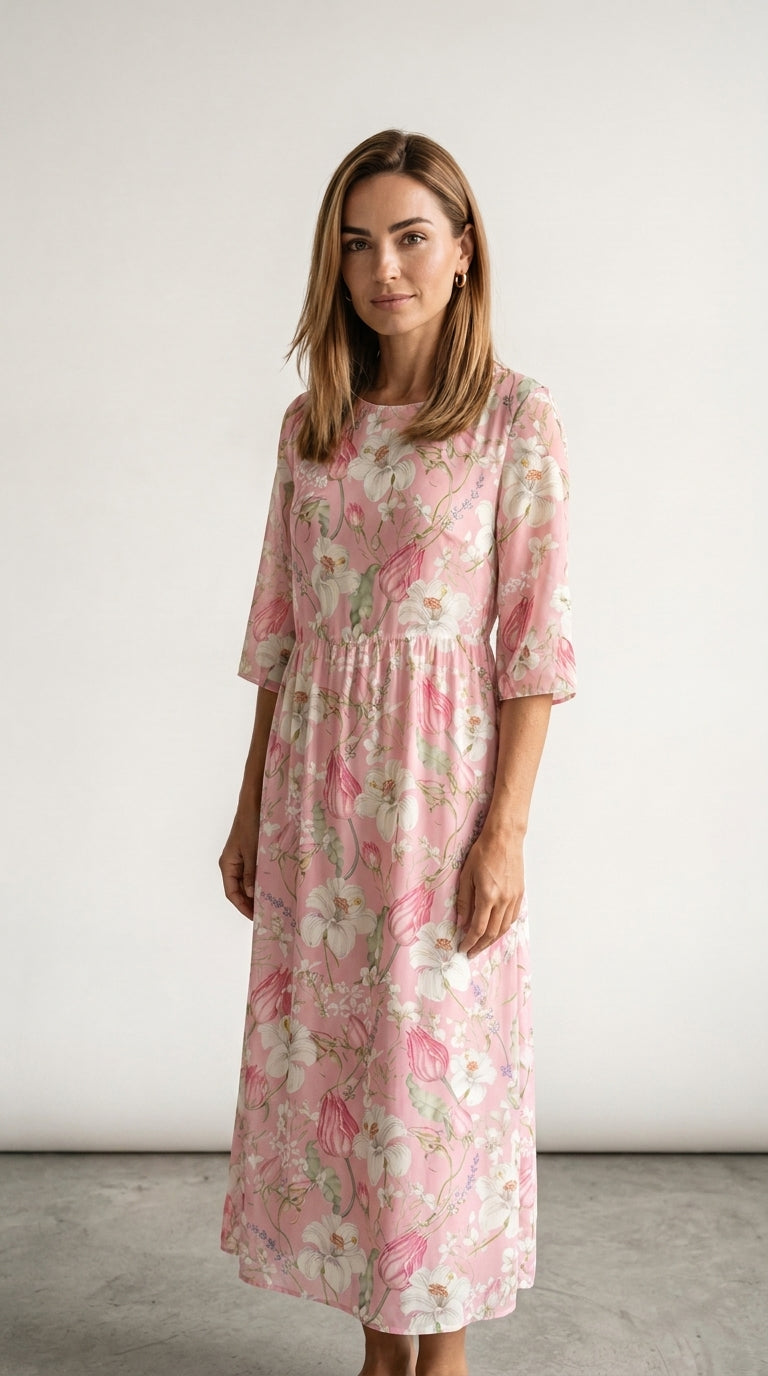 Aurora | Floral Print Casual Dress