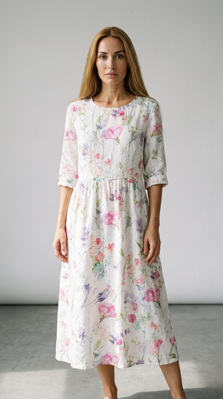 Rosalia | Floral Print Casual Dress