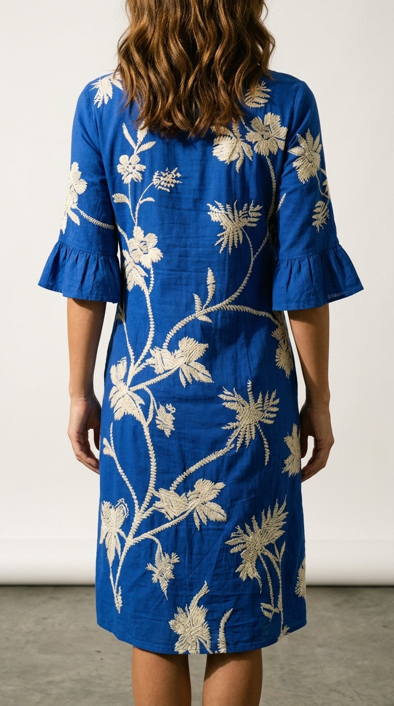 Estela | Floral Print Casual Dress