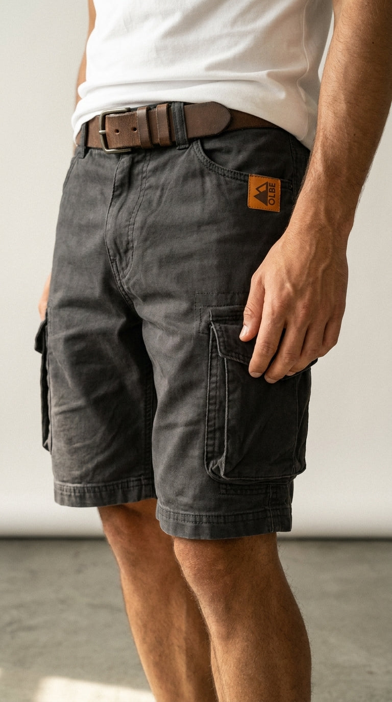 Auren | Retro Cargo Shorts With Multiple Pockets