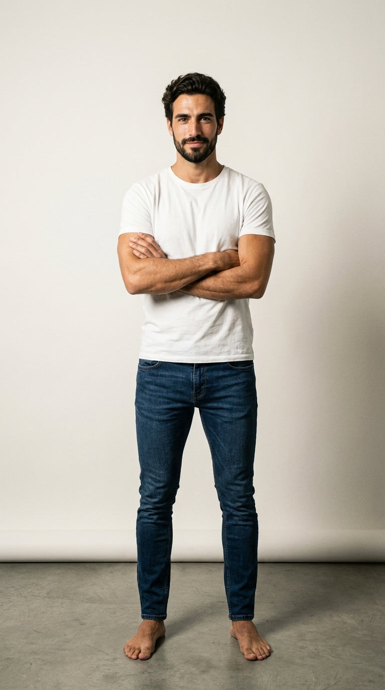 Classic Fit | Vintage Blue Denim Jeans
