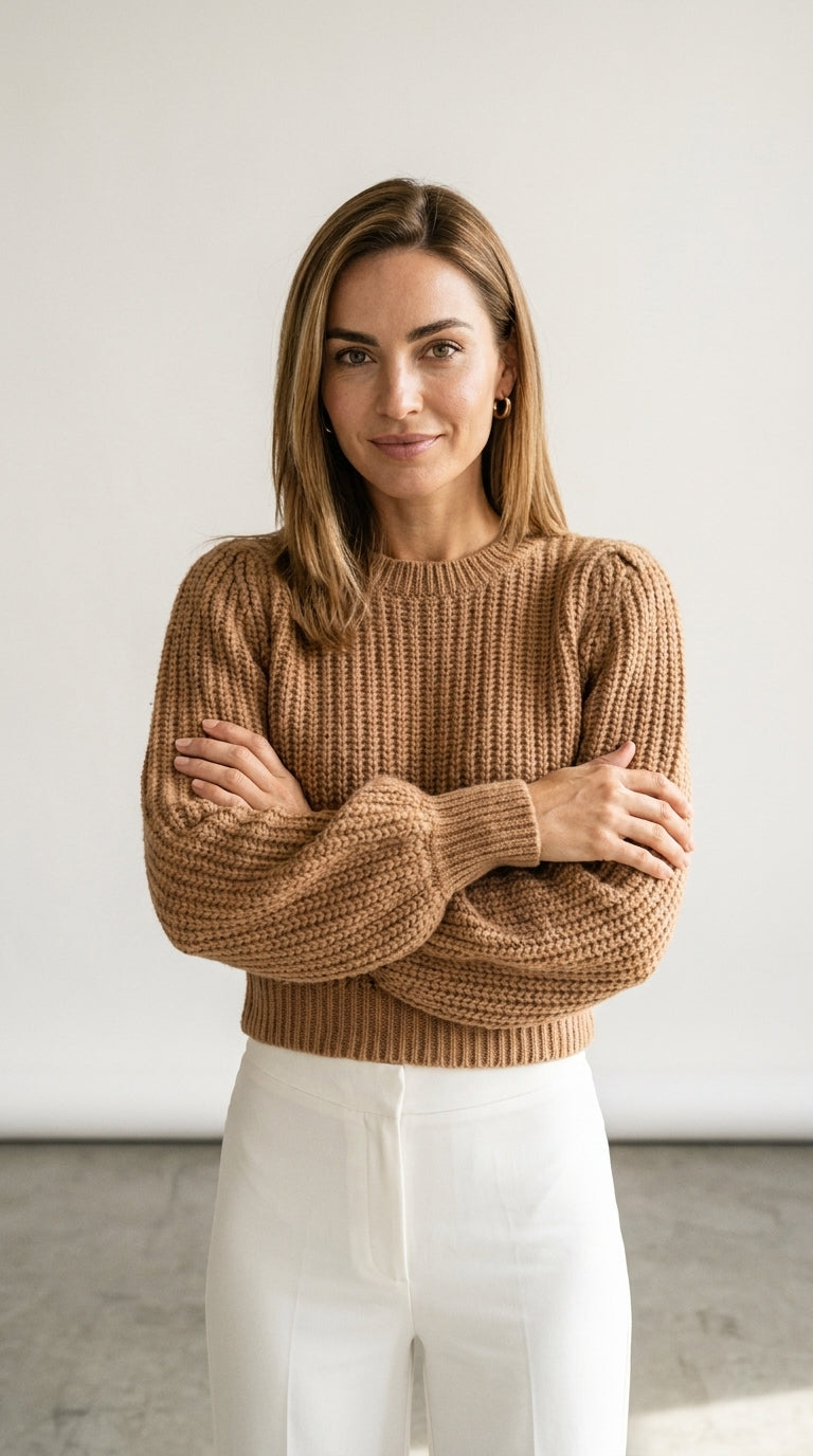 Soft Knit | Pull Torsadé