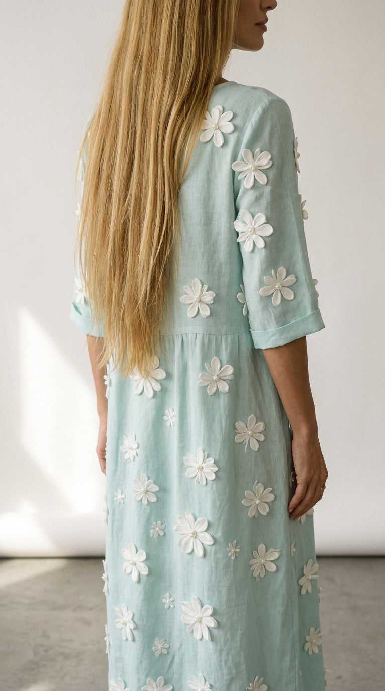 Marbella | Floral Print Casual Dress