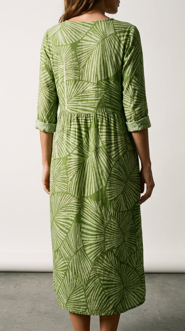 Ines | Floral Print Casual Dress