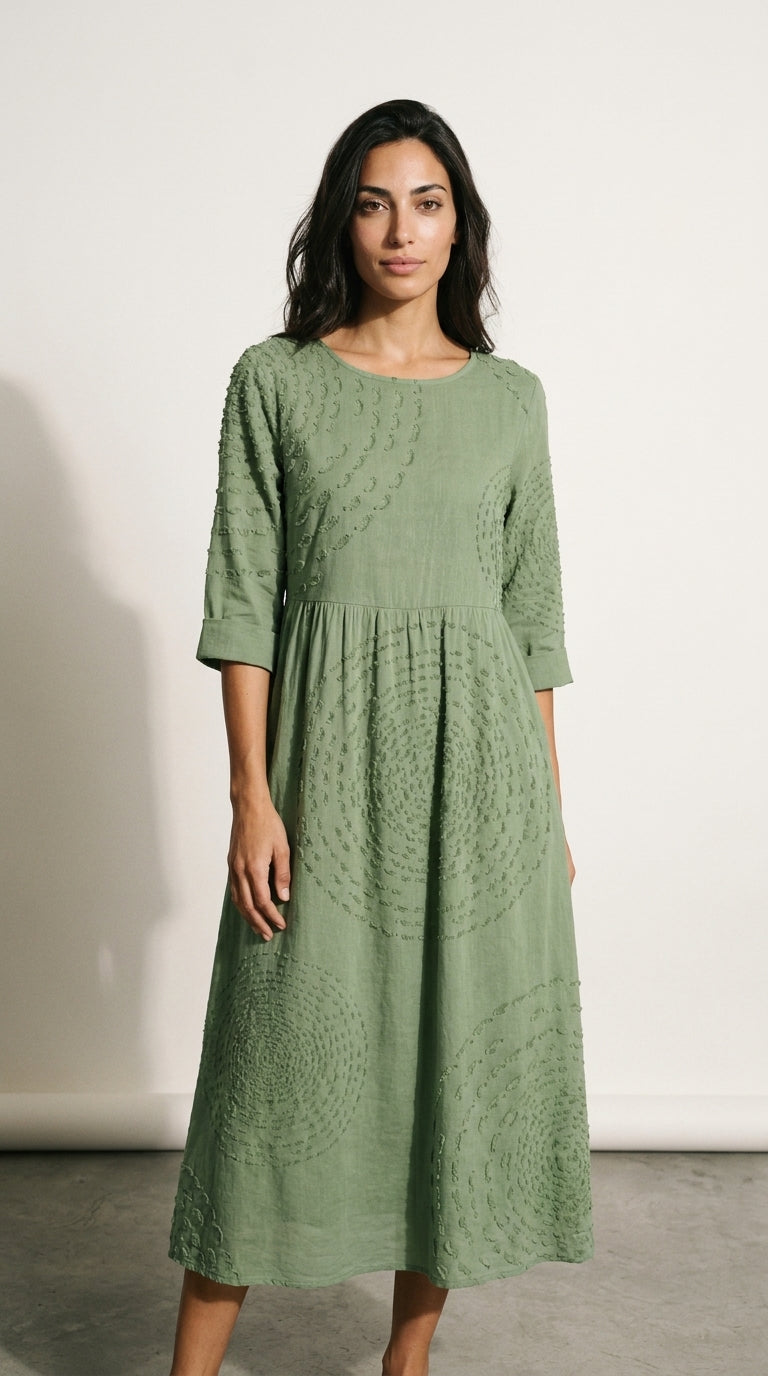 Nerea | Embroidered Casual Dress