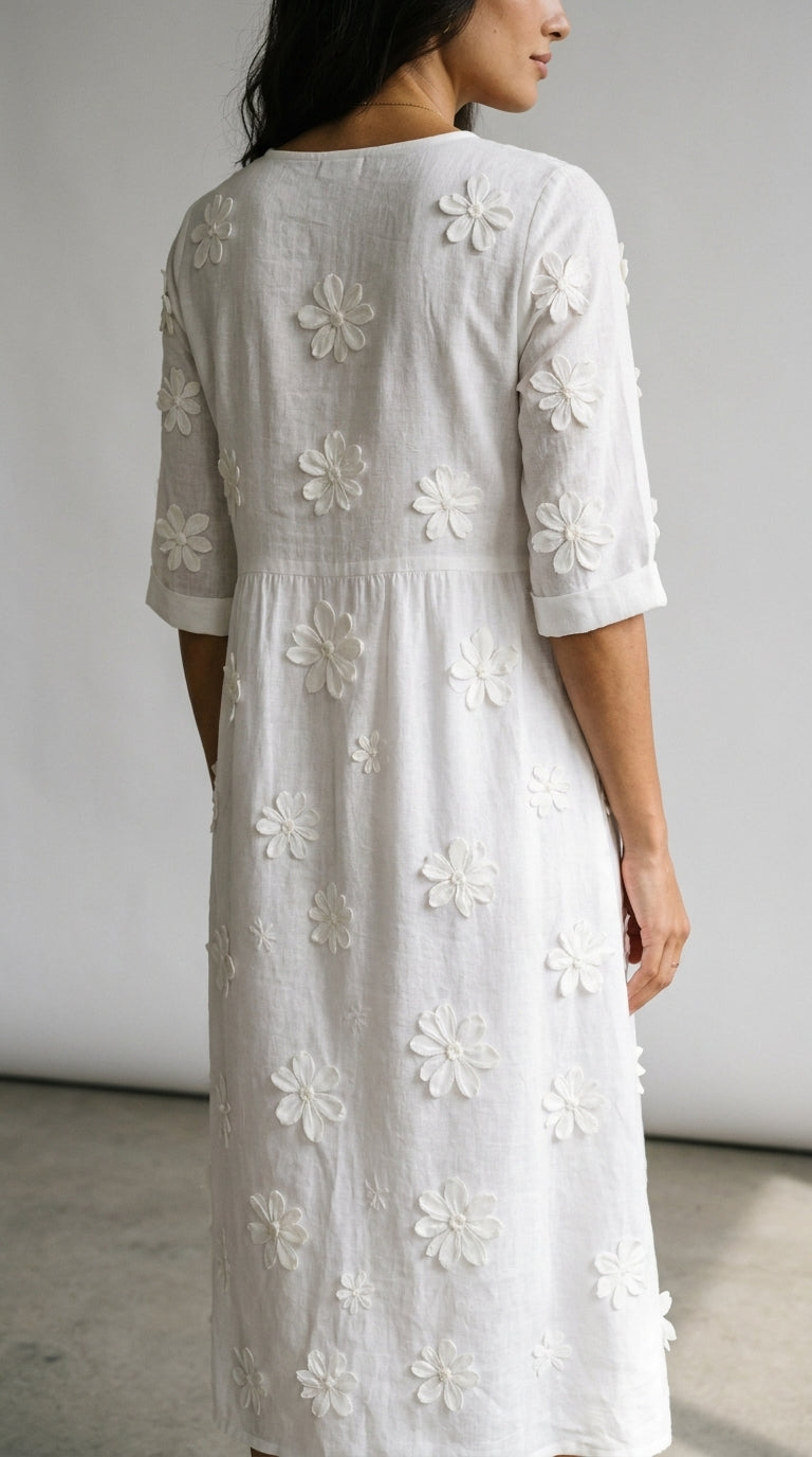 Calla | Floral Print Casual Dress