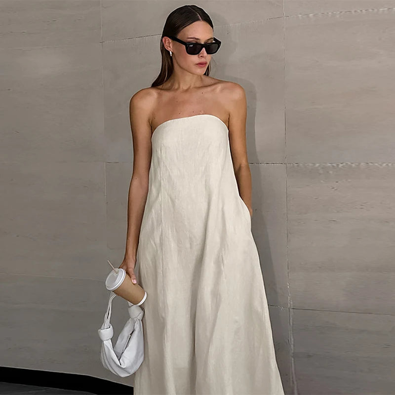 Strapless Flow | Flowy Dress