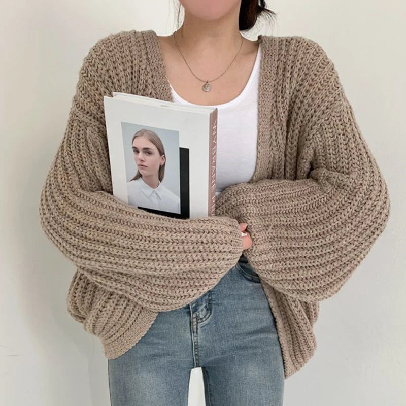 Cozy | Oversized Knit Cardigan