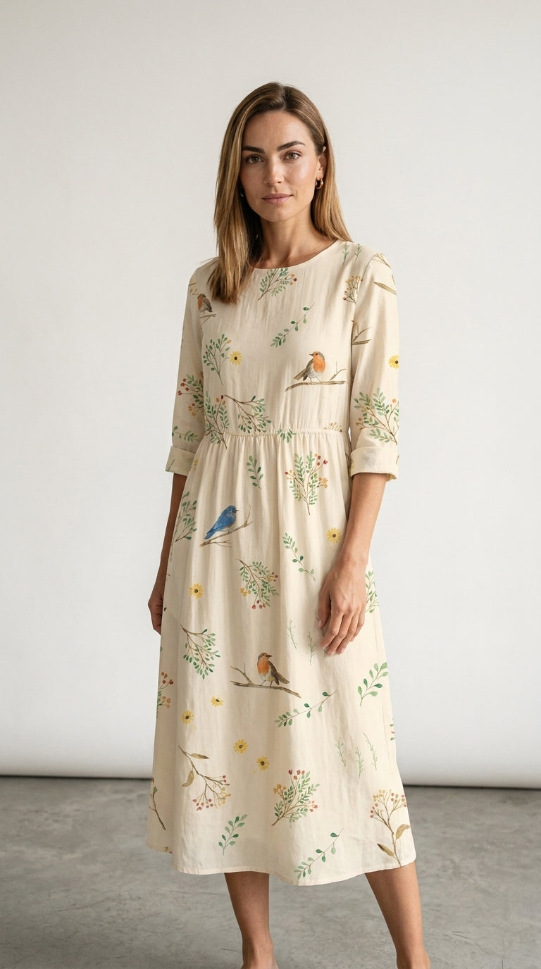 Elisa | Floral Print Casual Dress