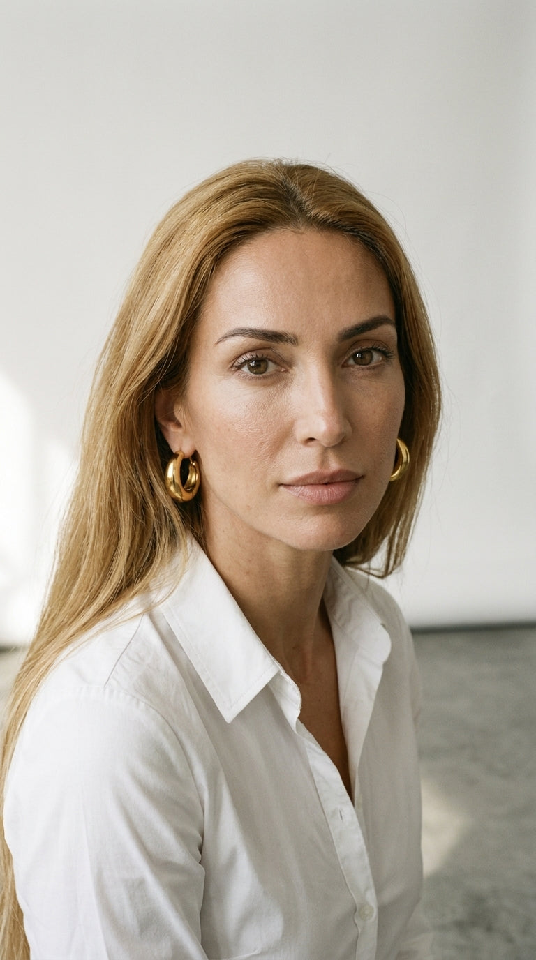 Bold Drop | Metallic Earrings