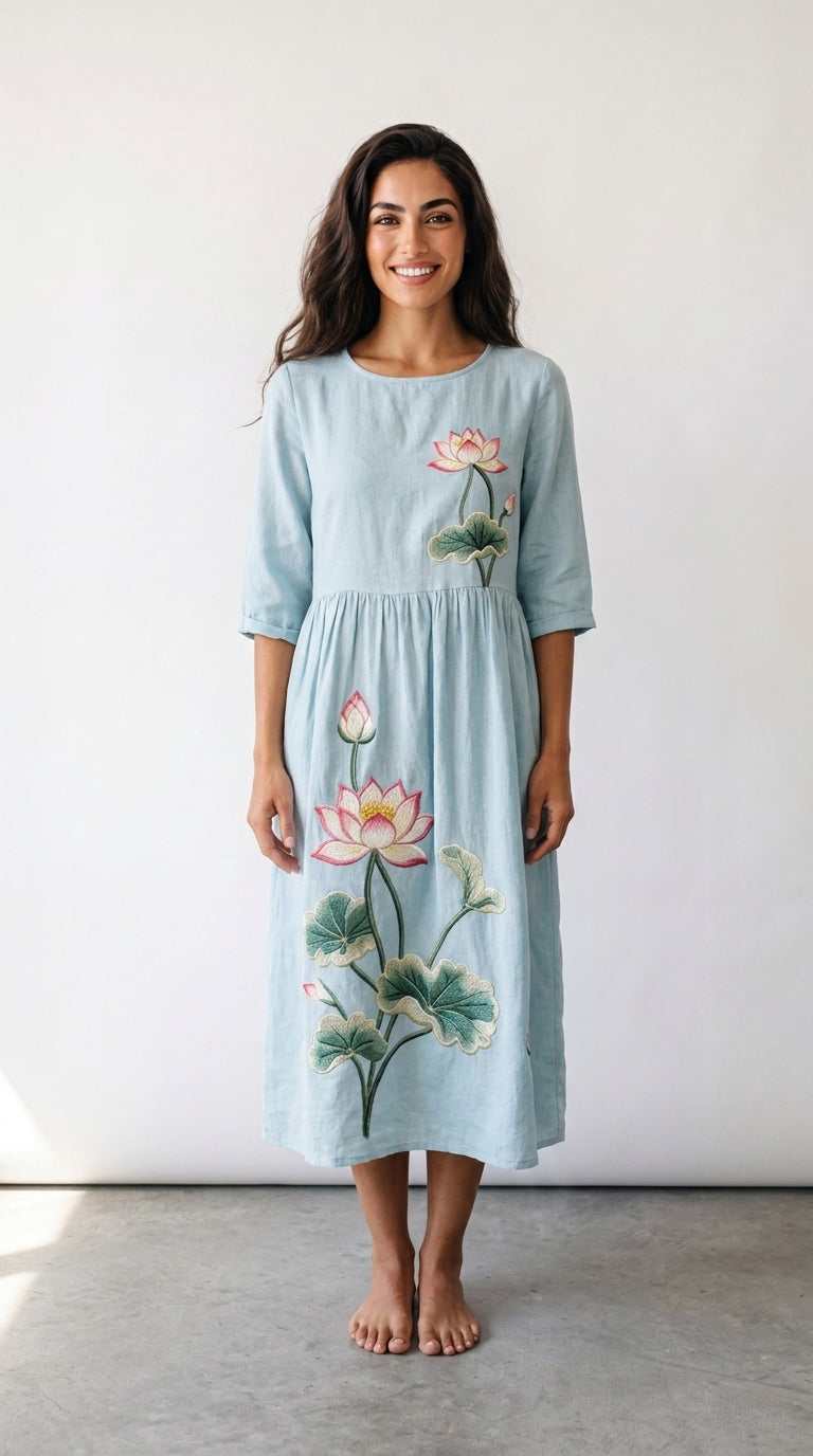 Zara | Floral Print Casual Dress