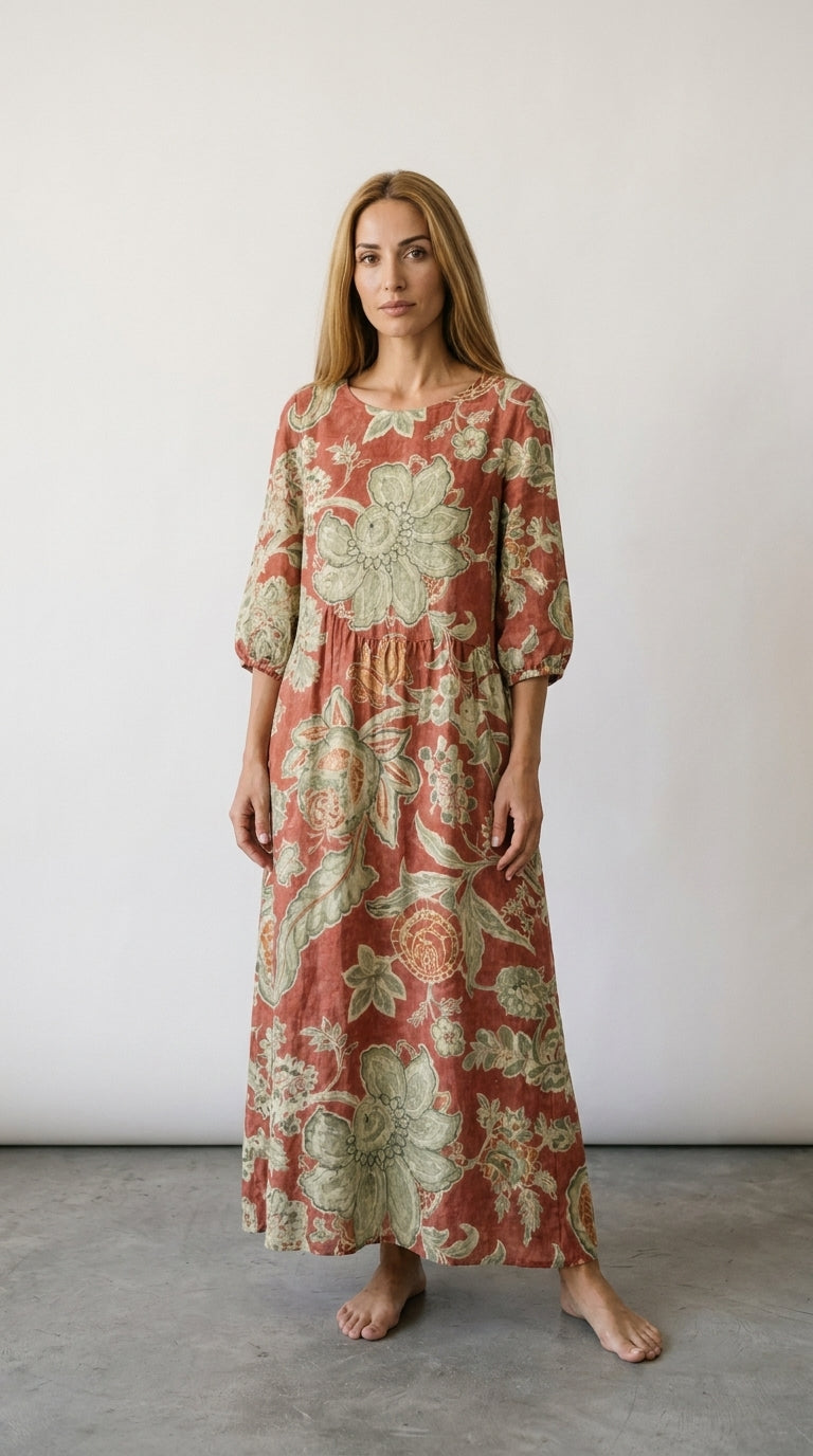 Talia | Floral Print Casual Dress