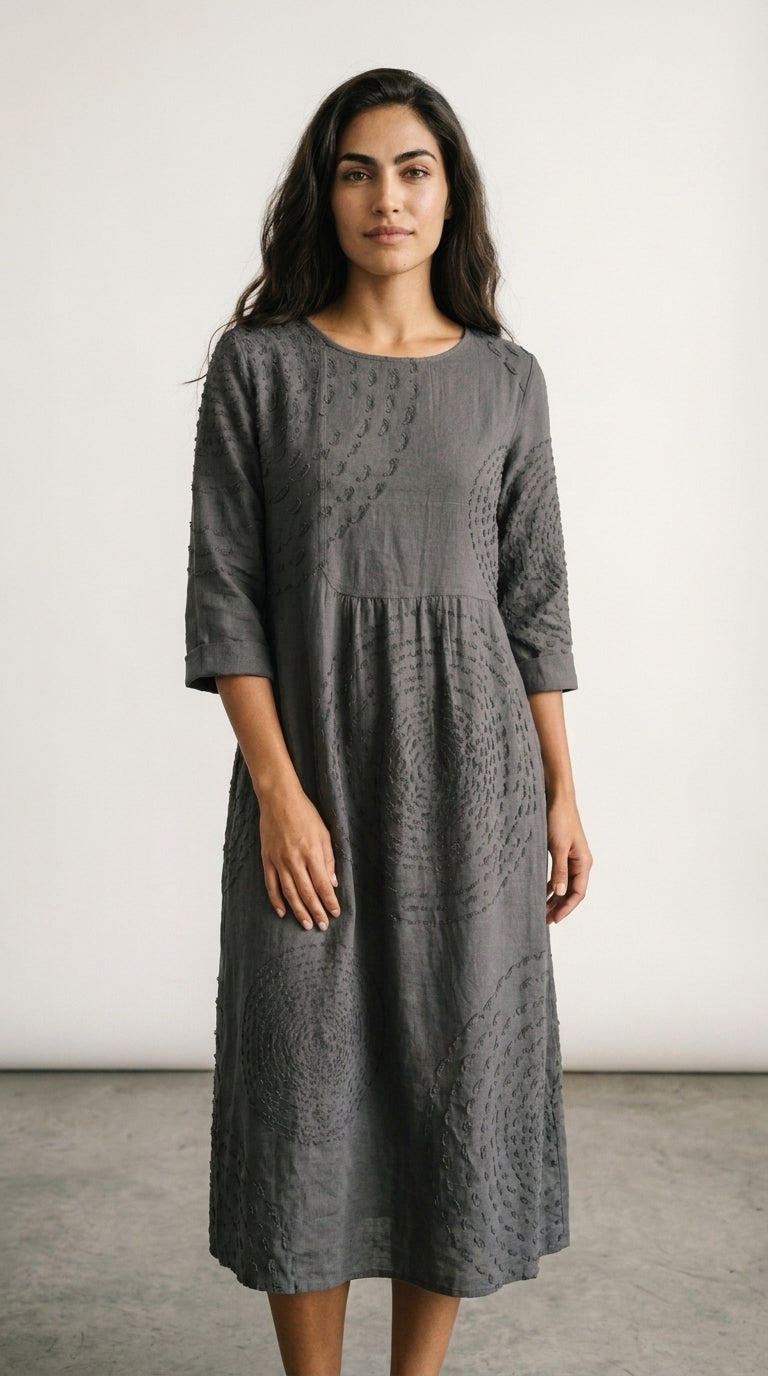 Celia | Embroidered Casual Dress