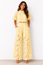 Isabela | Conjunto de encaje floral