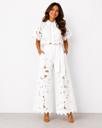 Isabela | Conjunto de encaje floral