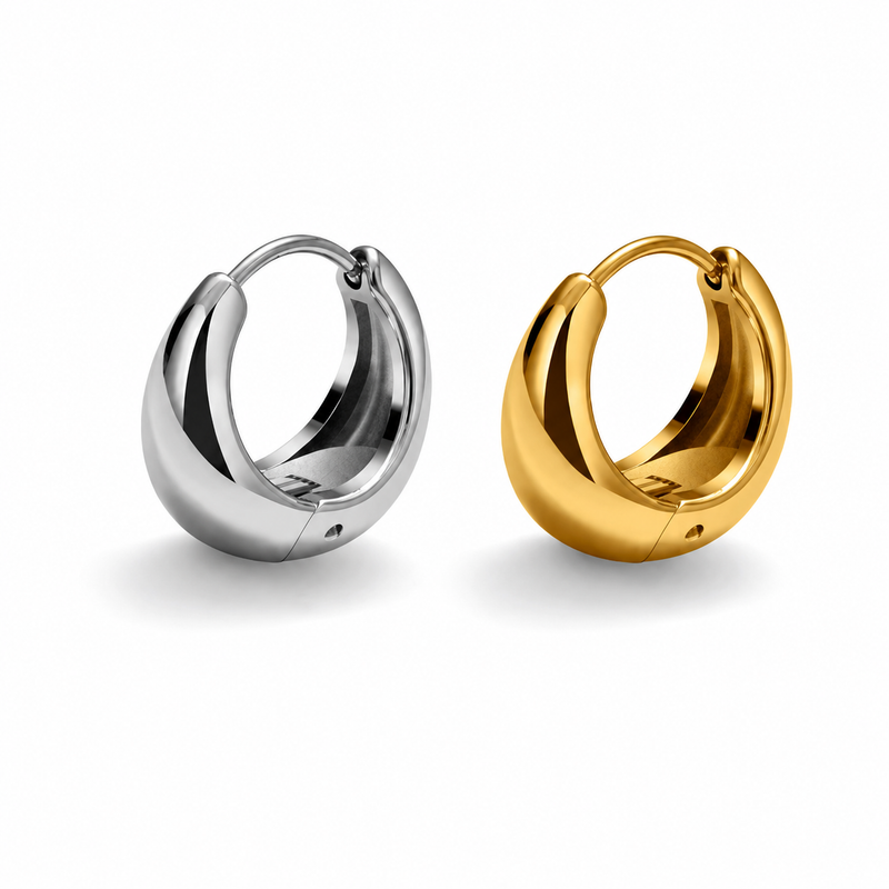 Bold Drop | Metallic Earrings