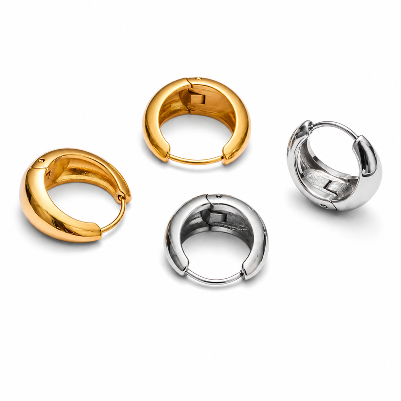 Bold Drop | Metallic Earrings