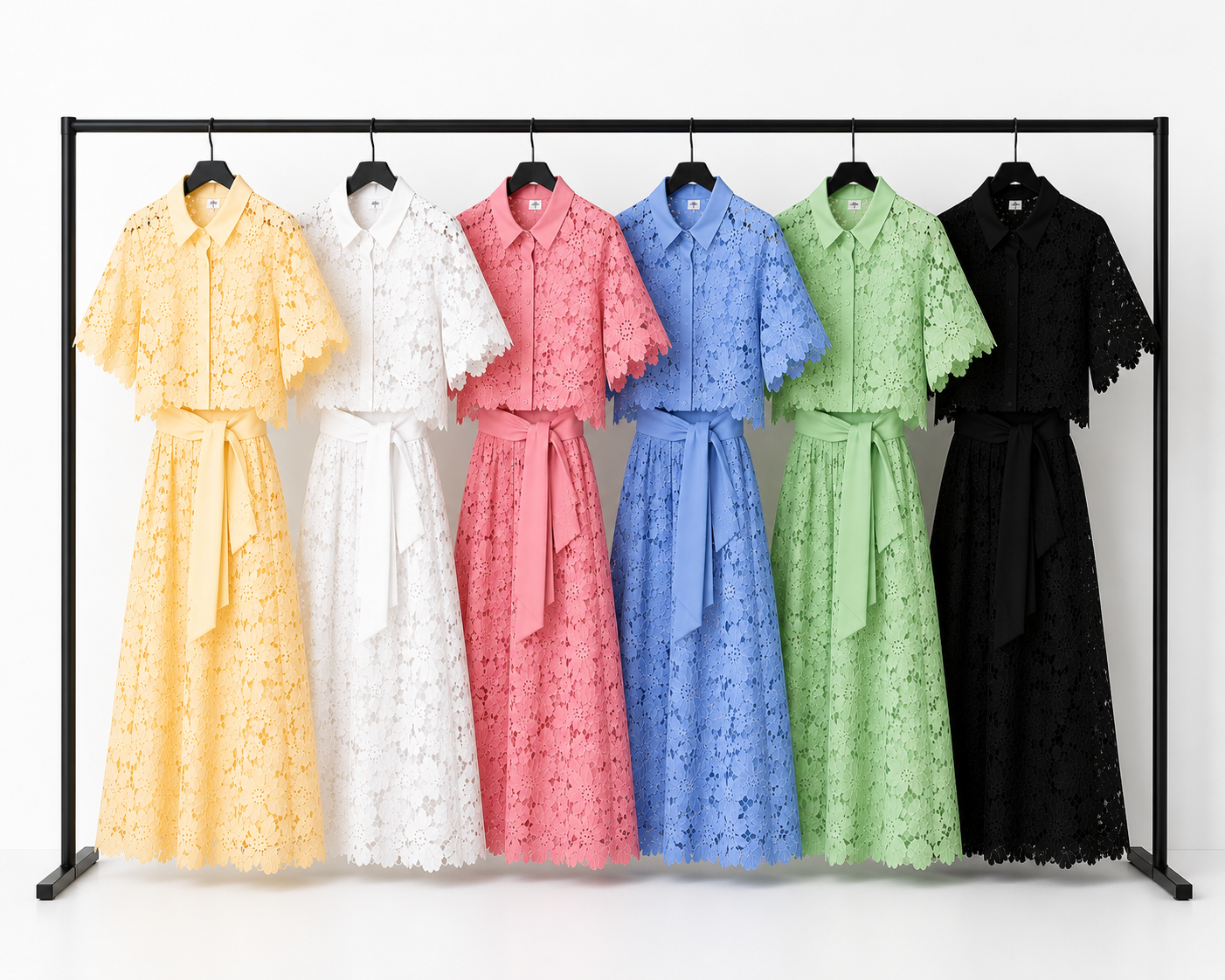 Isabela | Conjunto de encaje floral