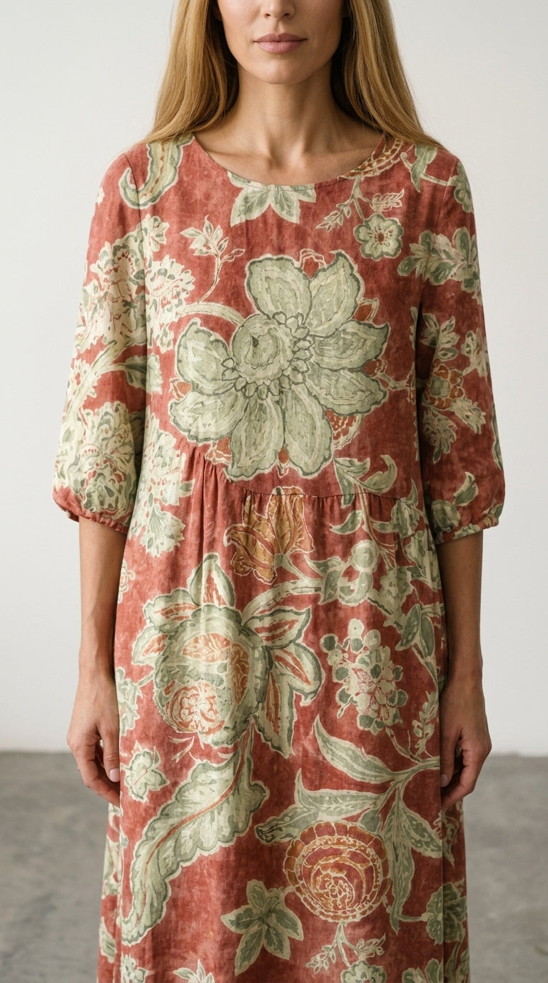 Talia | Floral Print Casual Dress