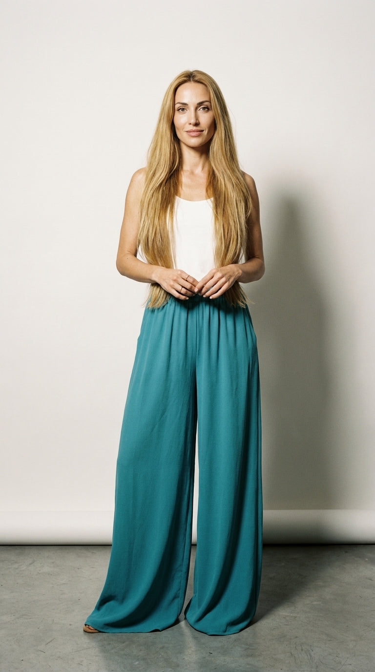 Palazzo | Pantalon Fluide