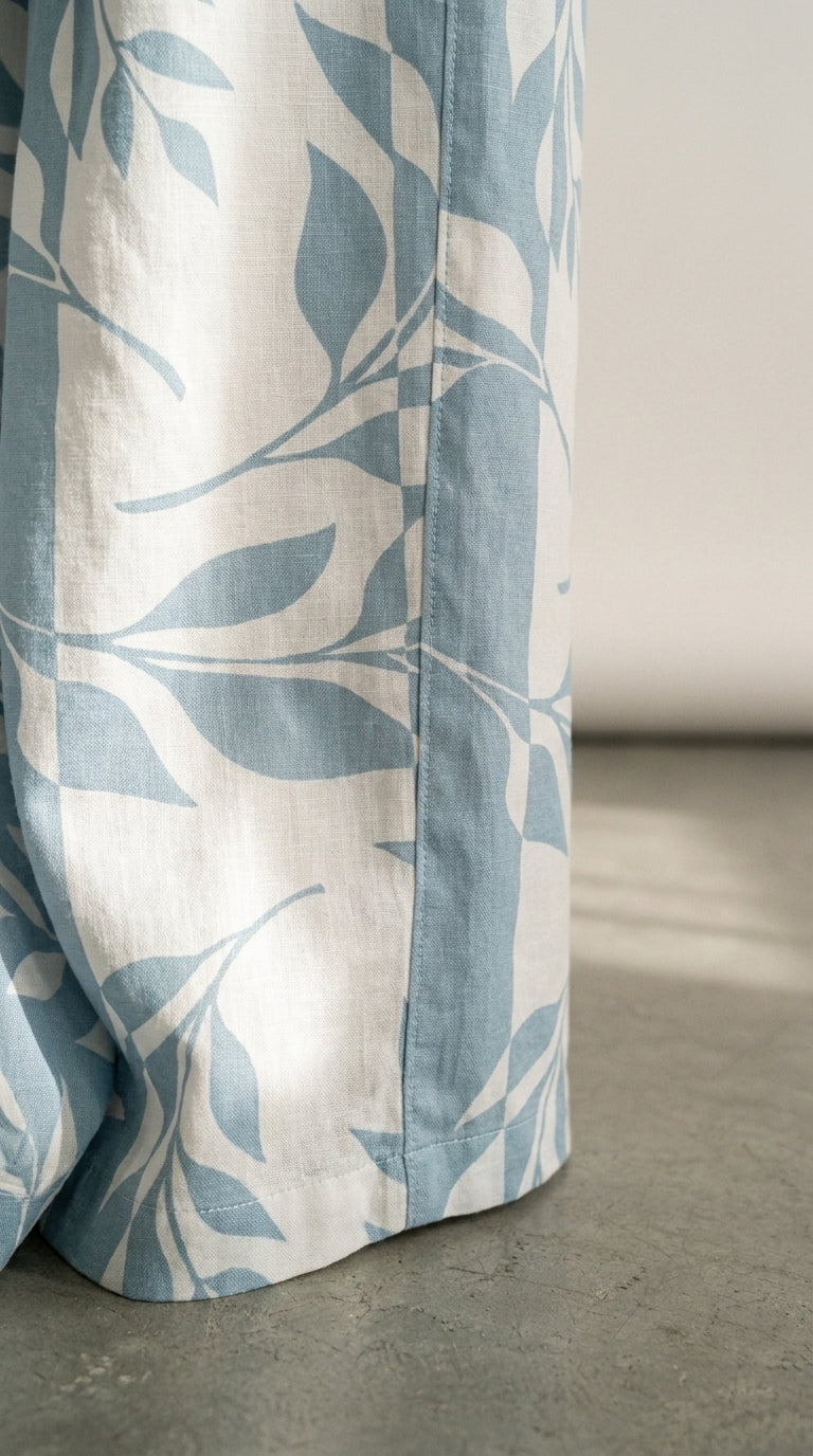 Yara | Layered-look T-shirt and wide-leg trousers set