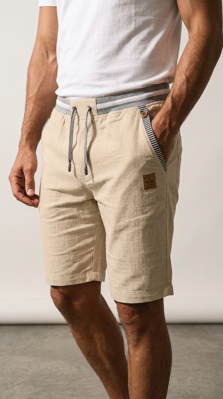 Cazel | Lightweight Summer Drawstring Shorts