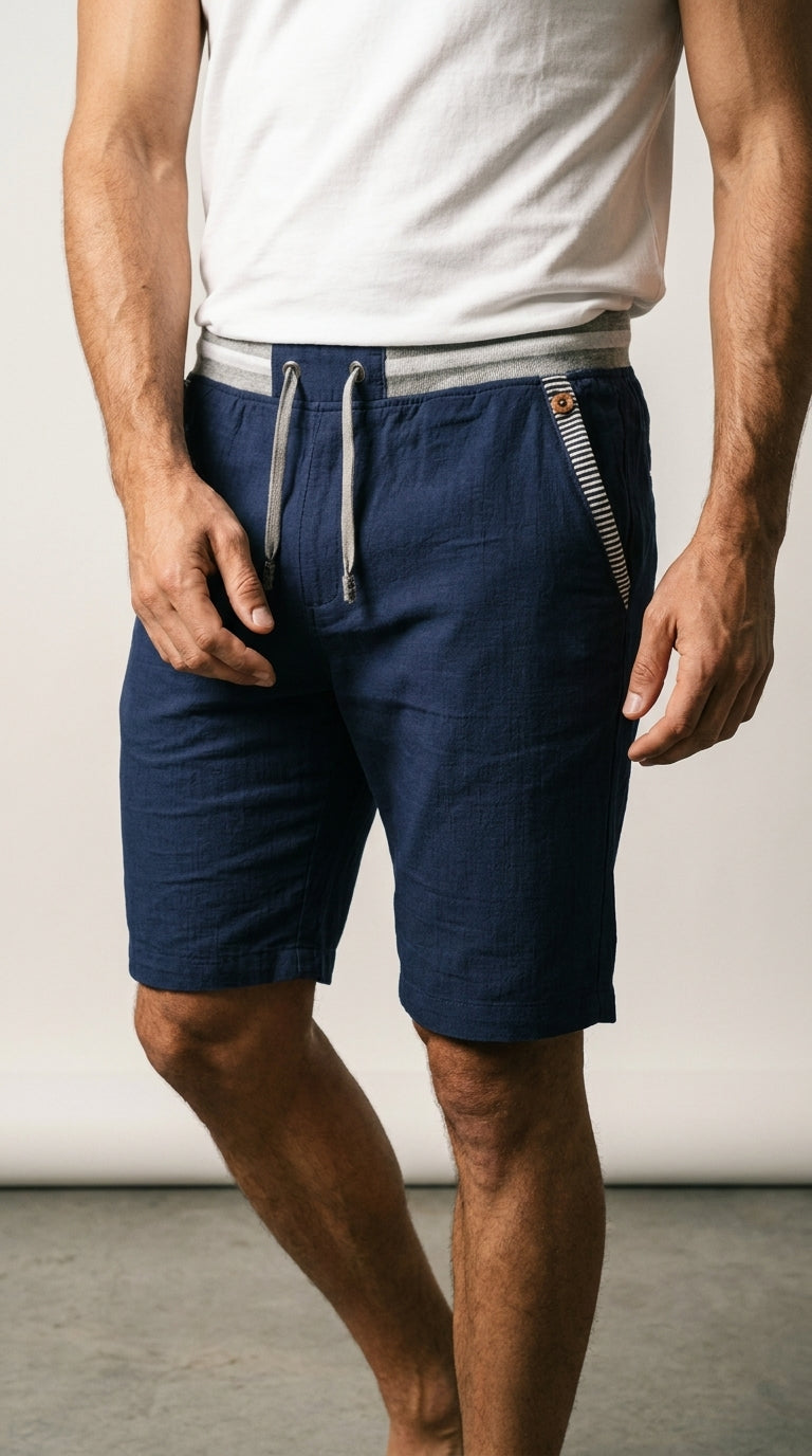 Cazel | Lightweight Summer Drawstring Shorts