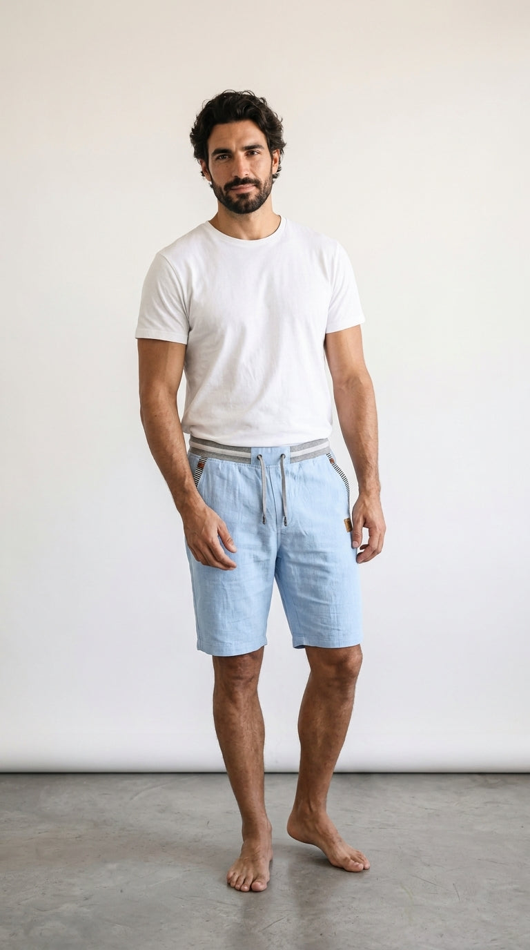 Cazel | Lightweight Summer Drawstring Shorts