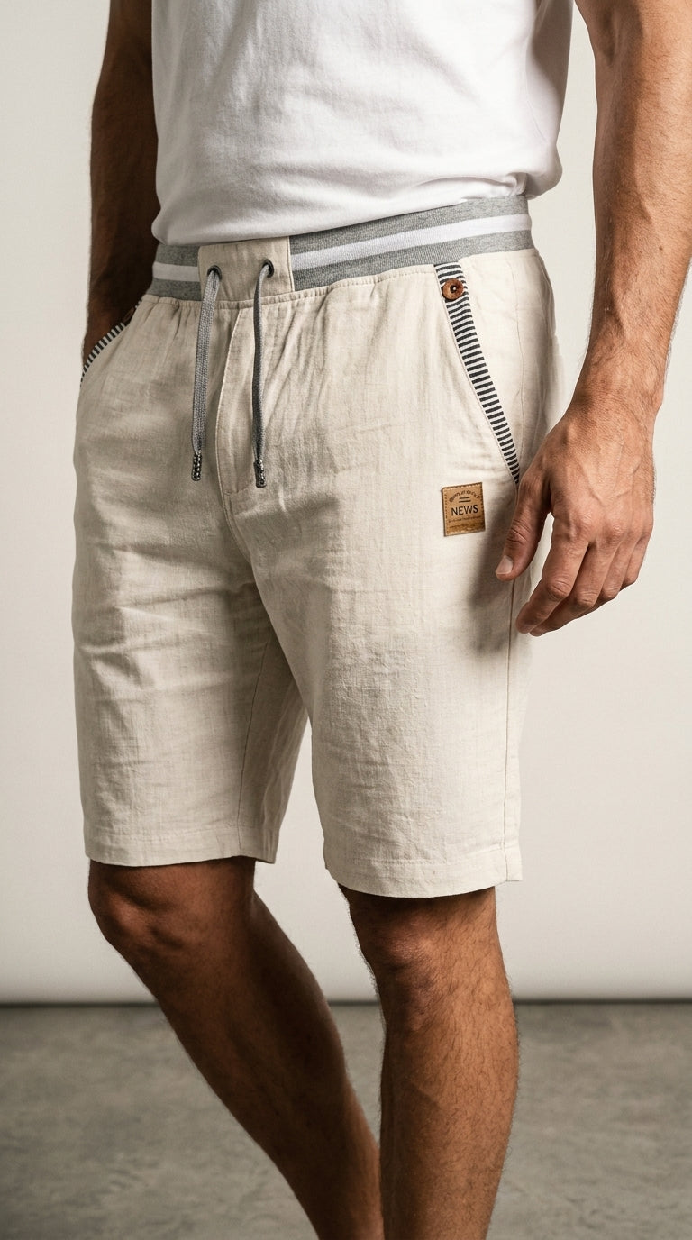 Cazel | Lightweight Summer Drawstring Shorts