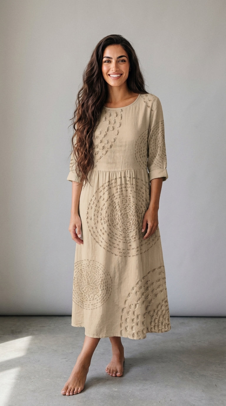 Sofia | Embroidered Casual Dress