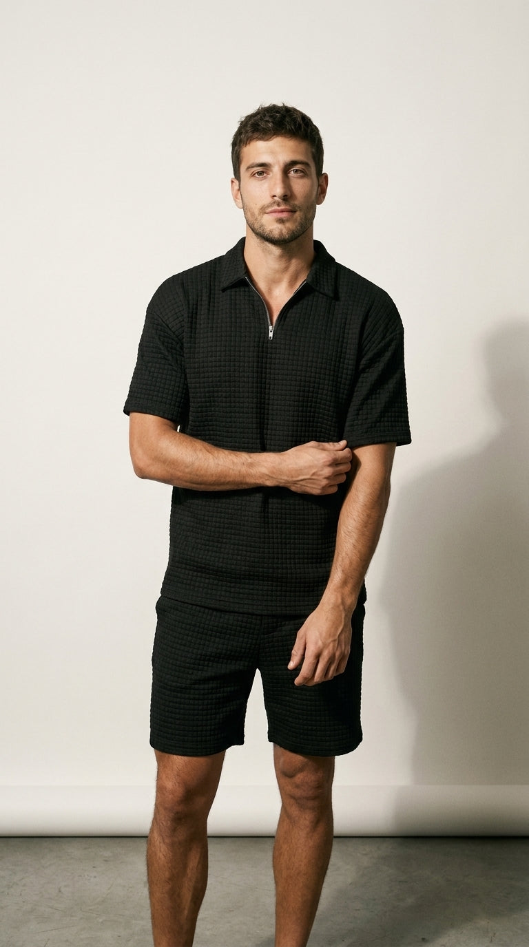 Knit Polo | Ensemble Polo & Short