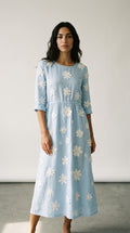 Adara | Floral Print Casual Dress
