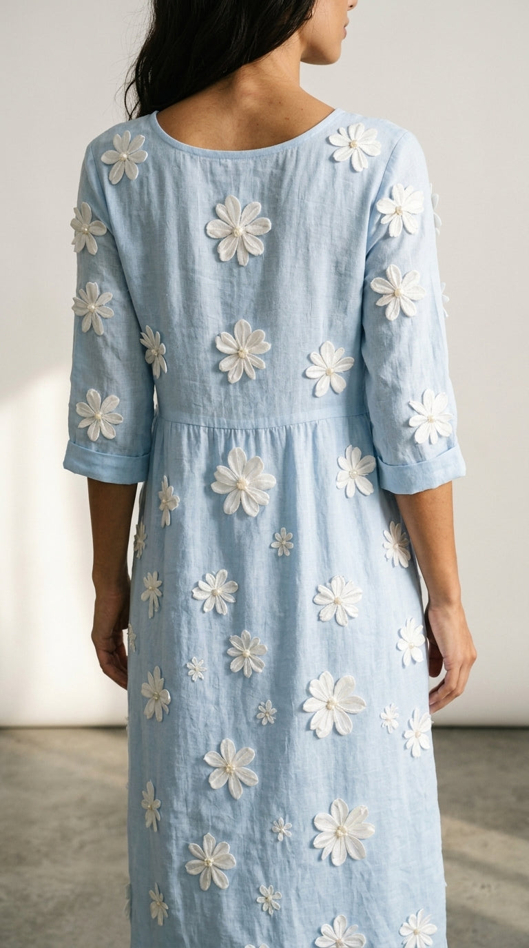 Adara | Floral Print Casual Dress