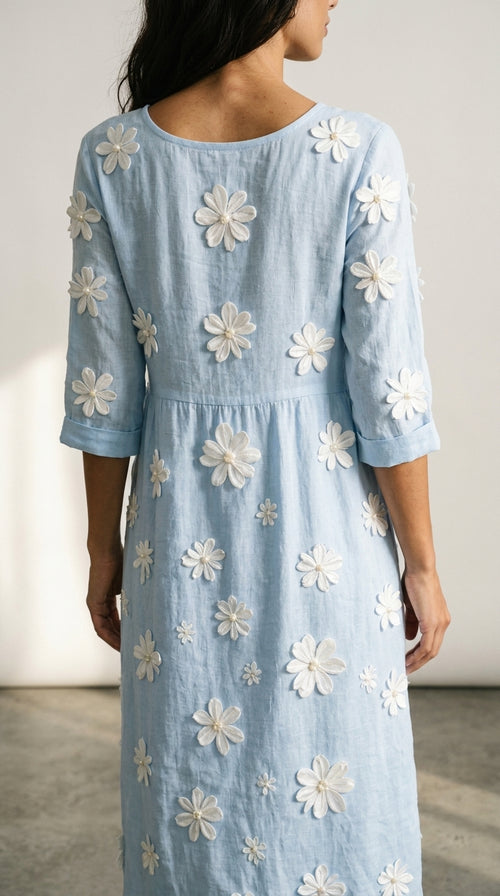 Adara | Floral Print Casual Dress