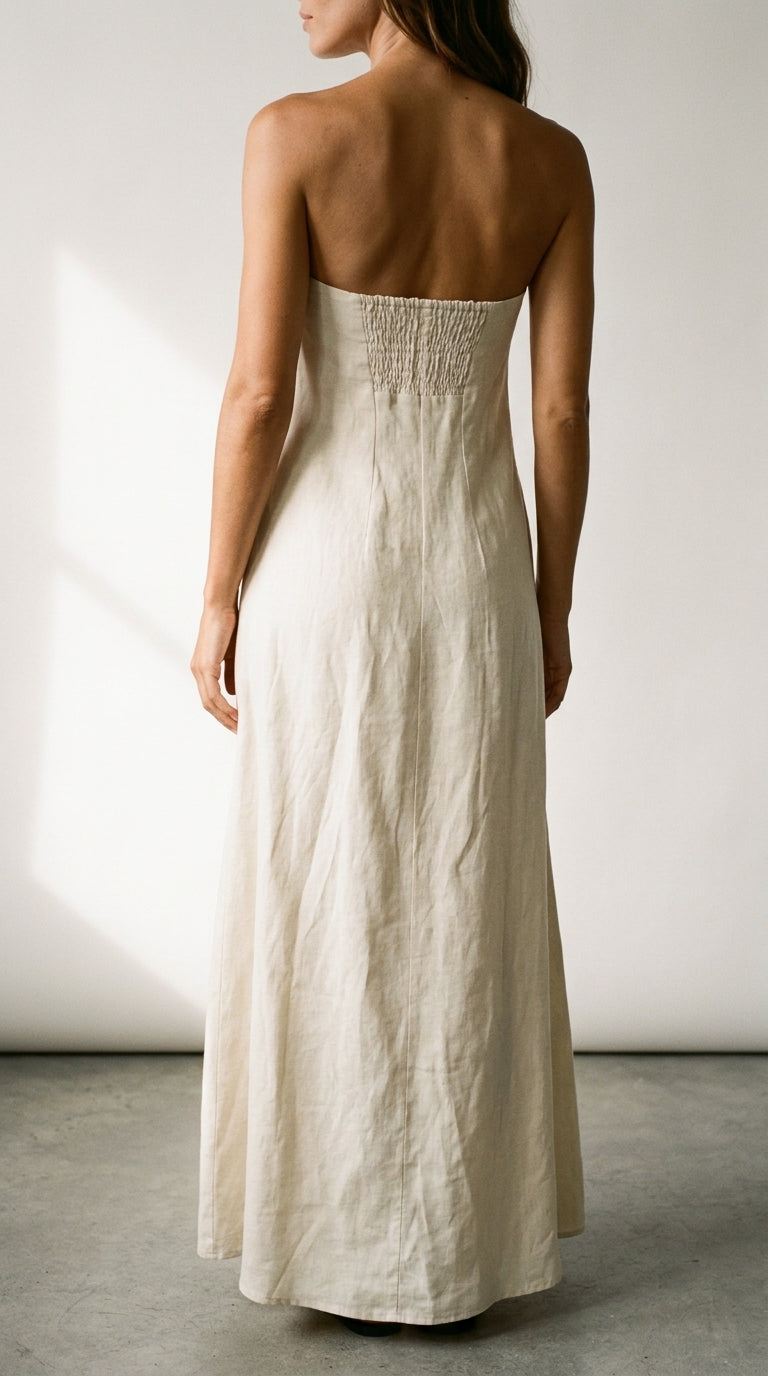 Strapless Flow | Robe Fluide Bustier
