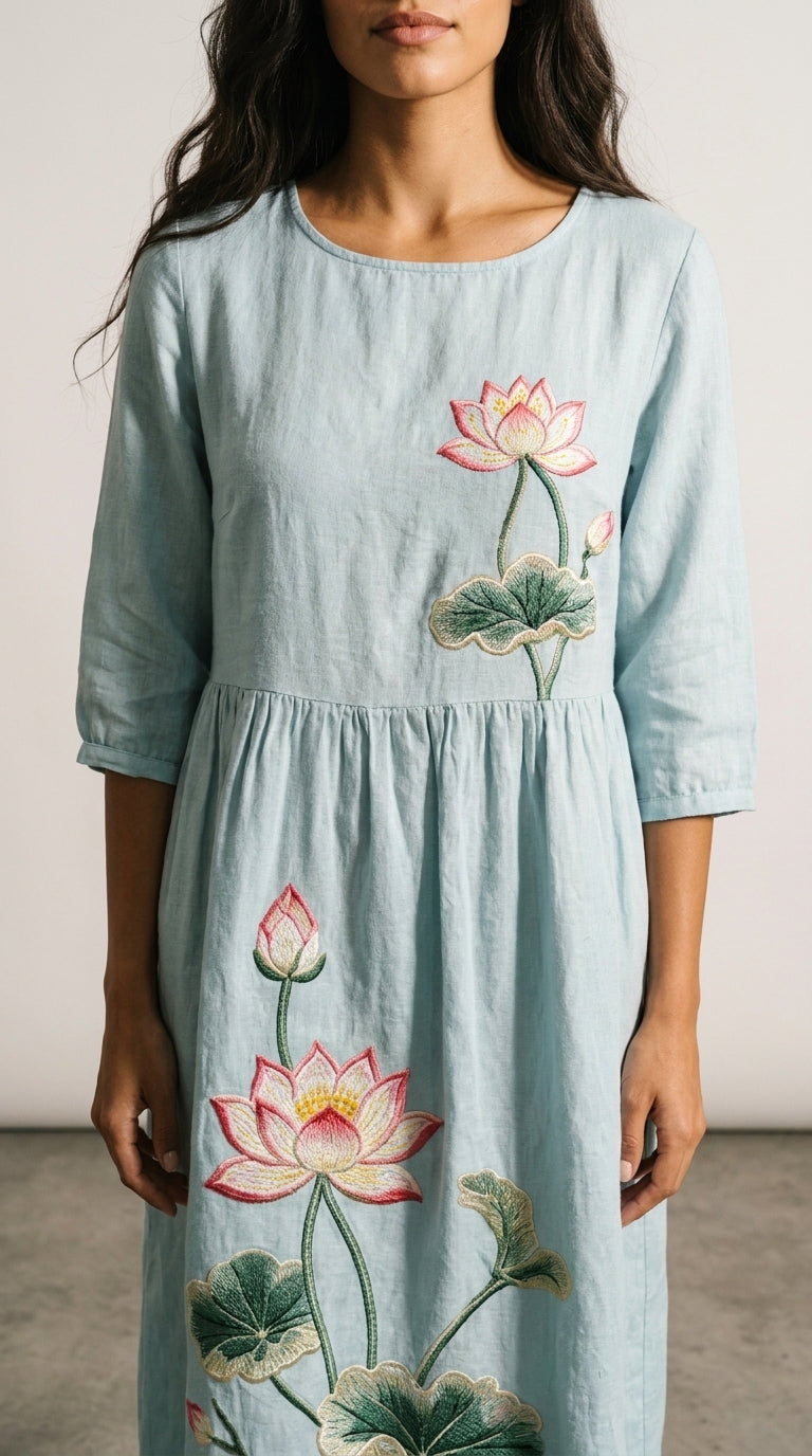 Zara | Floral Print Casual Dress