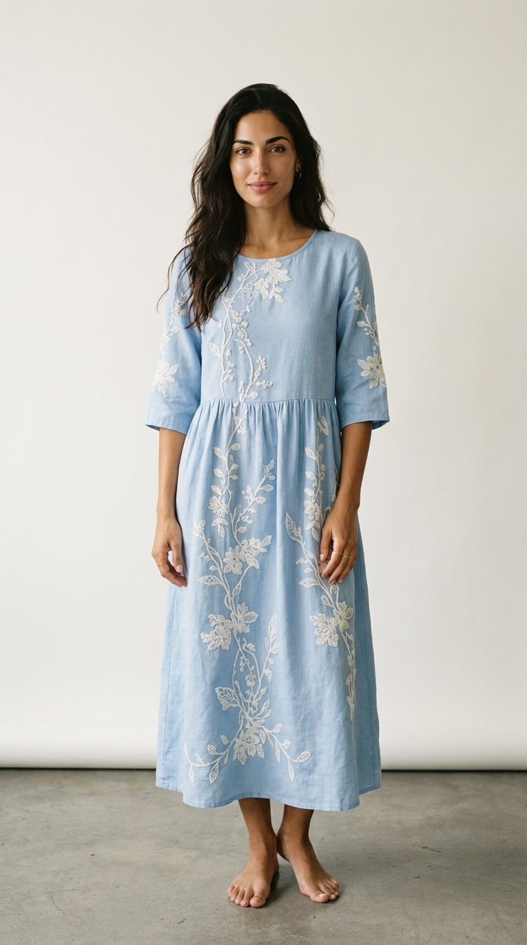Elena | Floral Print Casual Dress