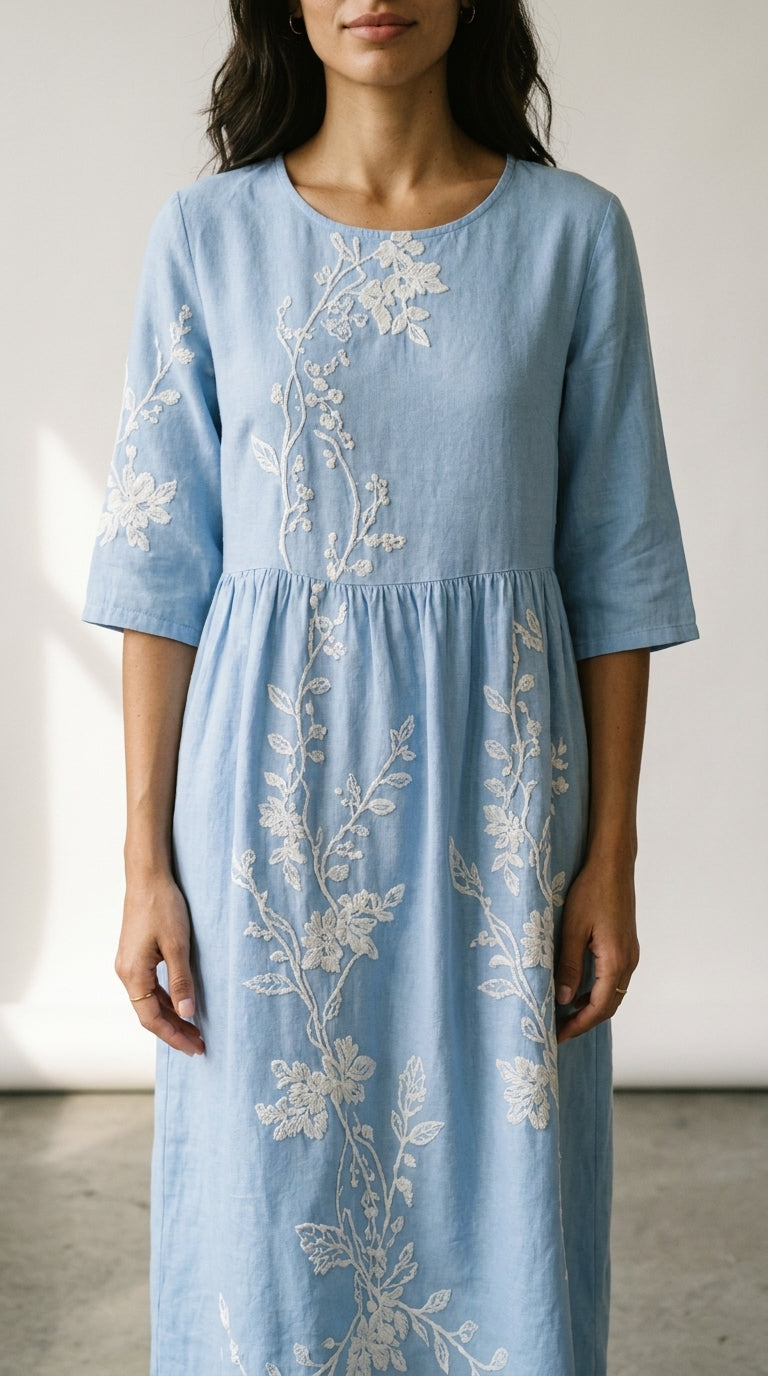 Elena | Floral Print Casual Dress