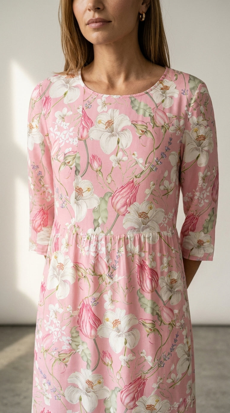 Aurora | Floral Print Casual Dress