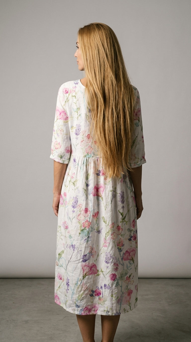 Rosalia | Floral Print Casual Dress