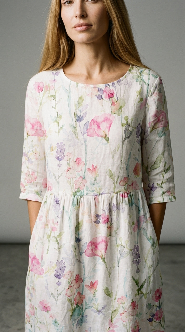 Rosalia | Floral Print Casual Dress