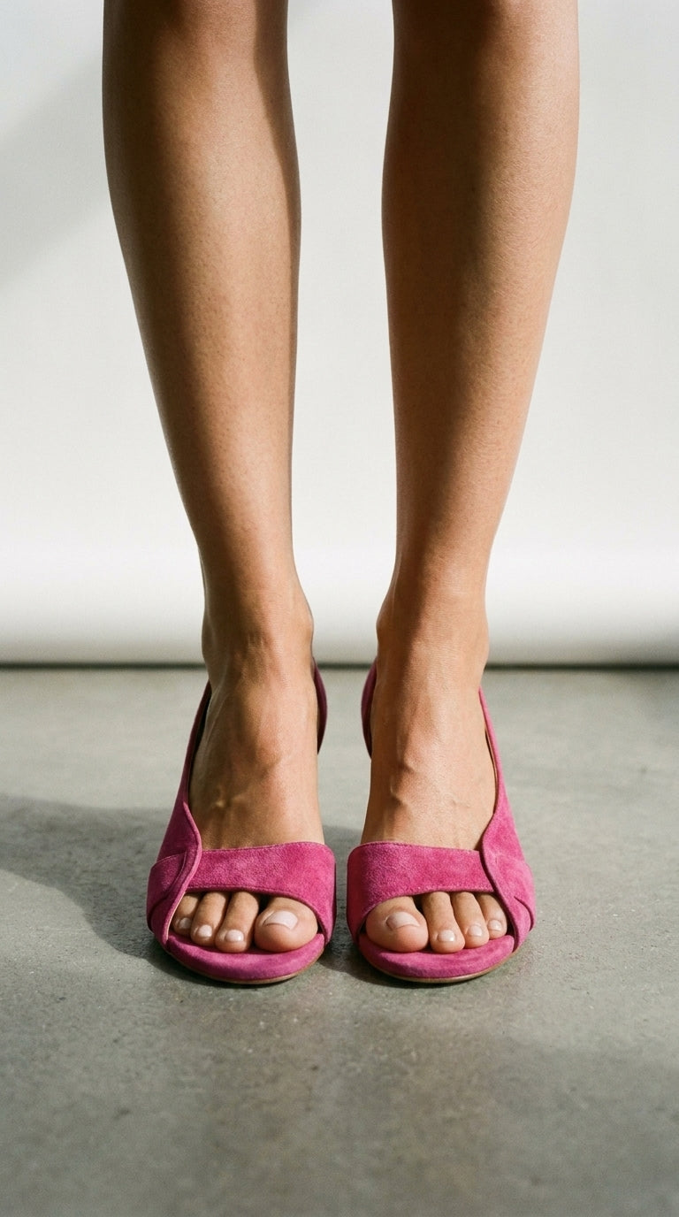 Joselin | Suede Slingback Casual Sandals