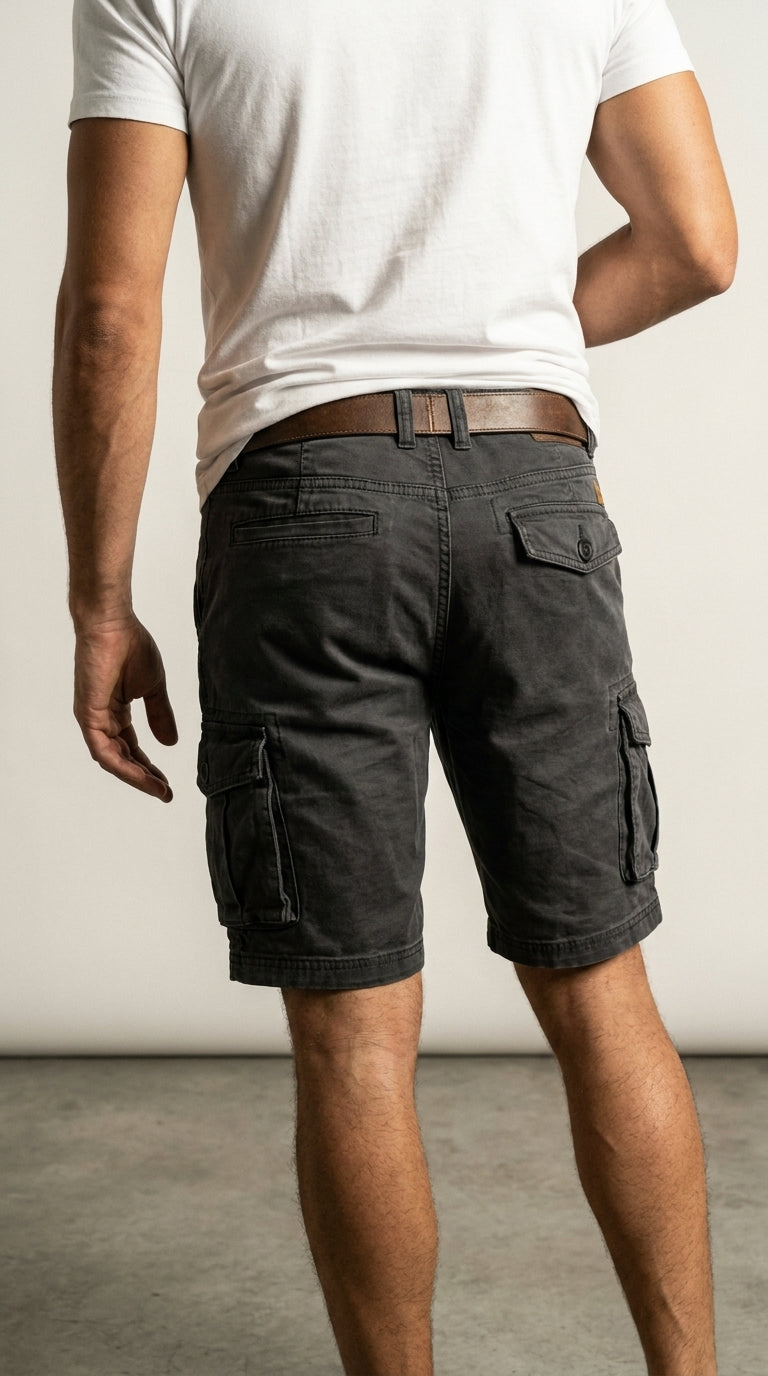Auren | Retro Cargo Shorts With Multiple Pockets