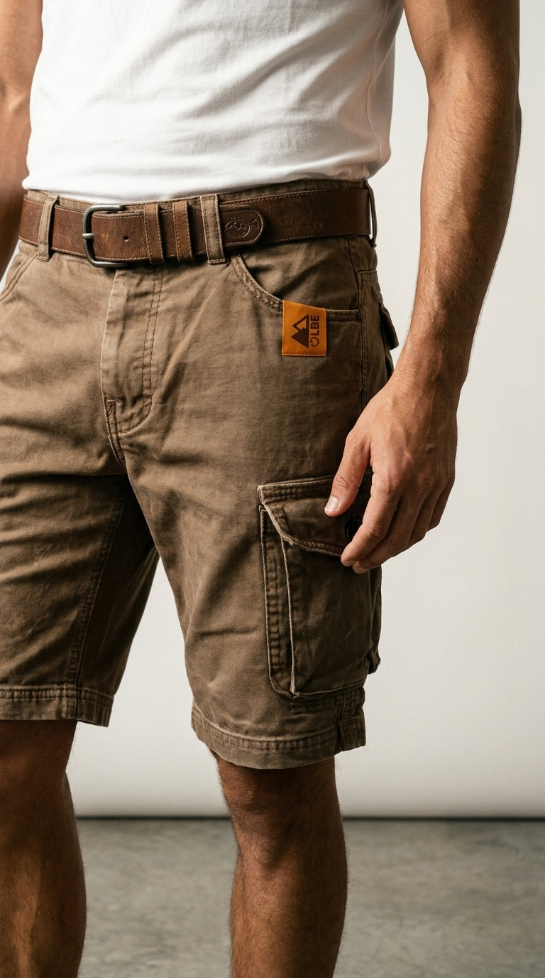 Auren | Retro Cargo Shorts With Multiple Pockets
