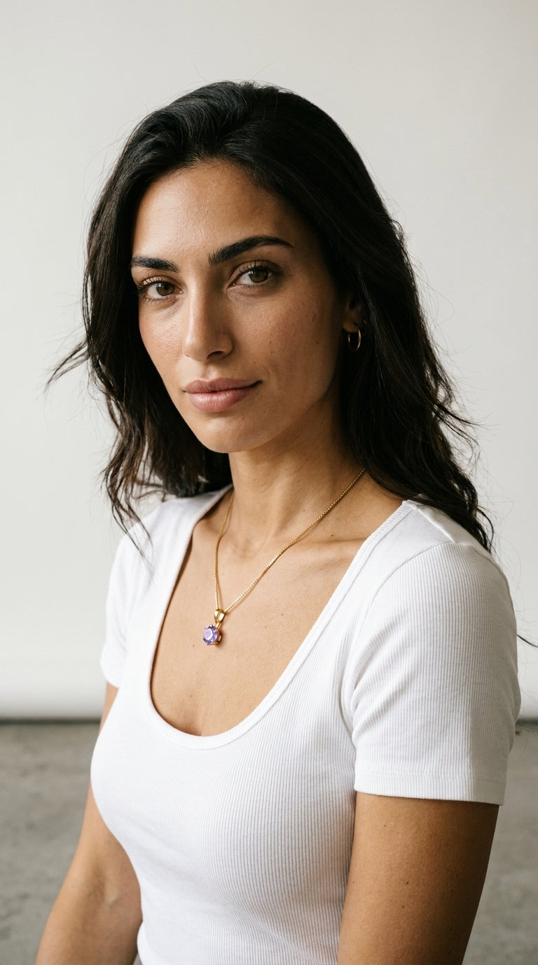 Crystal | Collier Diamant Or