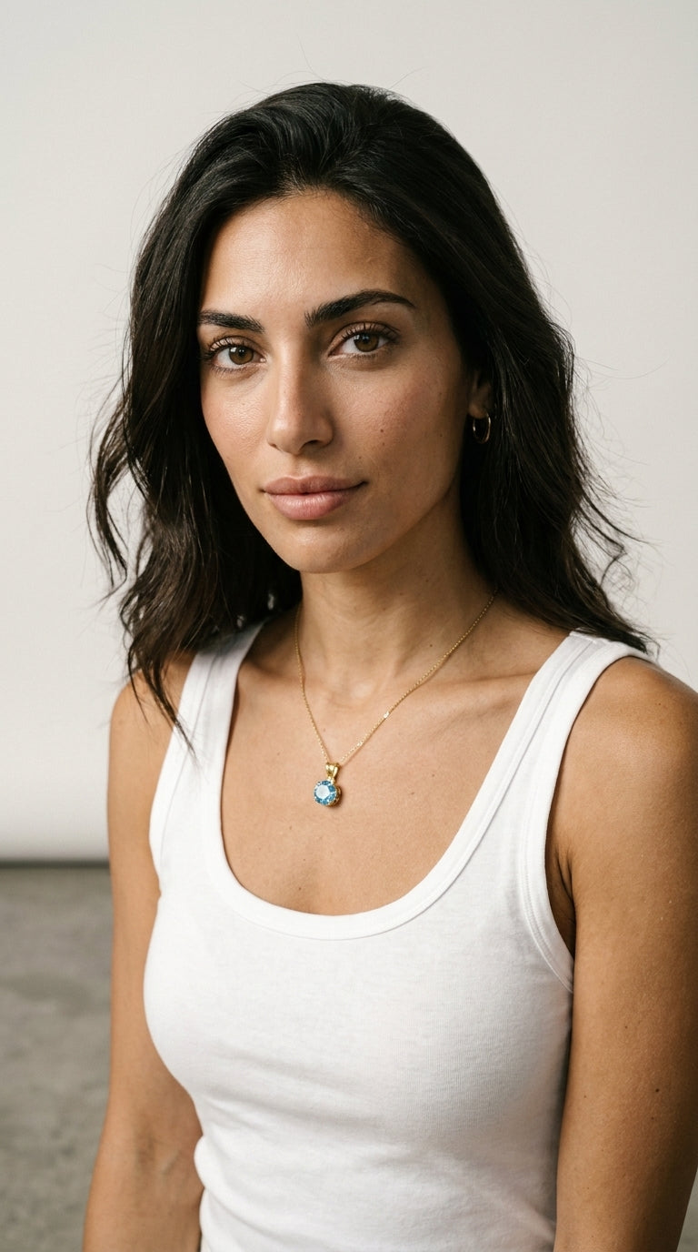 Crystal | Collier Diamant Or